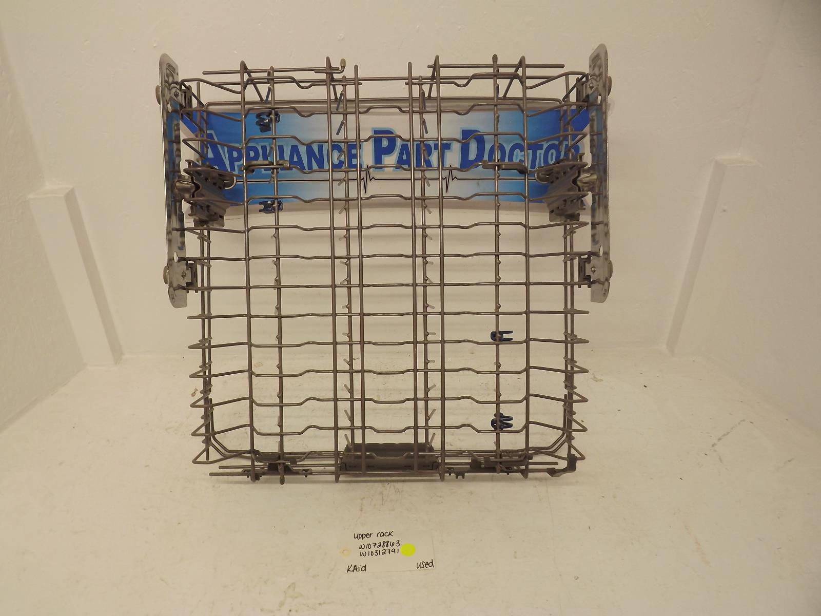 KitchenAid Dishwasher W10728863 W10312791 Upper Rack Used KitchenAid Dishwasher W10728863 W10312791 Upper Rack Used